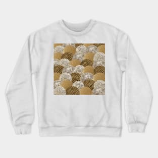 Metallic Golden Mermaid Scales Crewneck Sweatshirt